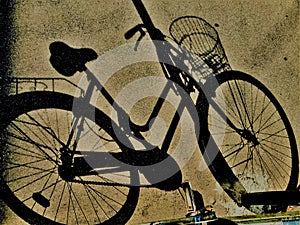 Bicycle shadow
