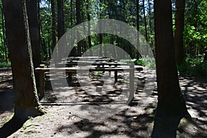 Bicycle shed placed in style at the start of the walking tours at Landgoed Heidestein