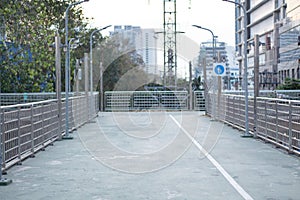 bicycle sign path on the road