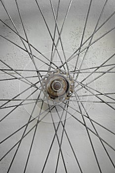 Bicycle spoke wheel
