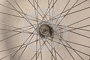 Bicycle spoke wheel