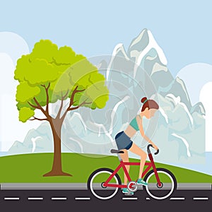 Bicycle sport competition