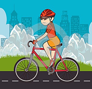 Bicycle sport competition