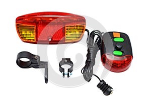 Bicycle tail light with turn signal photo