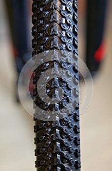 Bicycle tire tread texture