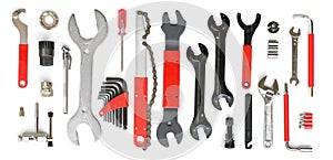 Bicycle tool set