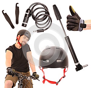 Bicycle tools set