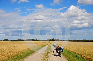 Bicycle Touring In The Countryside