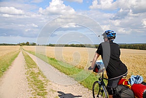 Bicycle Touring In The Countryside