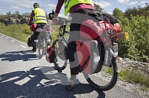 Bicycle Touring on the road