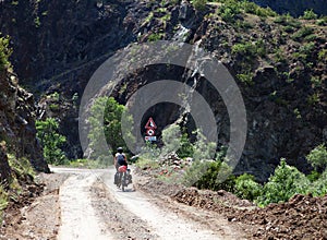 Bicycle Touring Woman