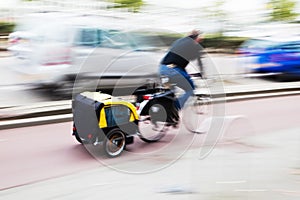 Bicycle with trailer