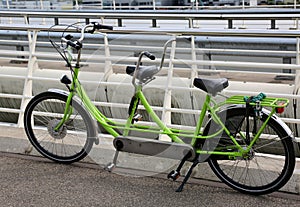 Bicycle for two people in the Netherlands