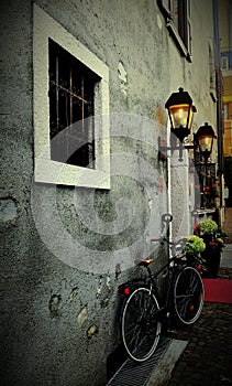 Bicycle Under Window