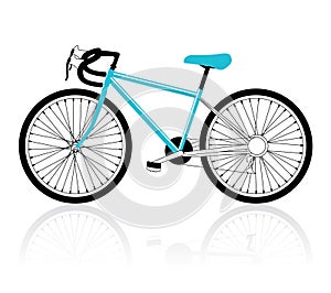 Bicycle, vector illustration