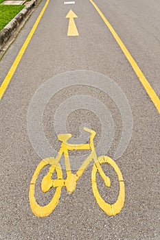 Bicycle way sign