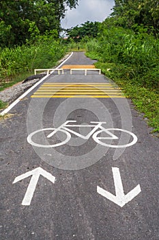 Bicycle way sign