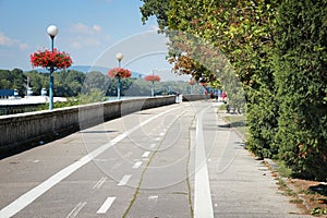 Bicycle way in Slovakia