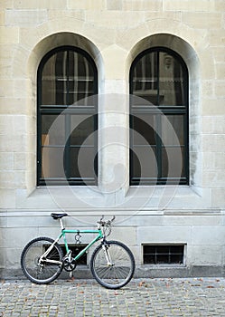 Bicycle and windows