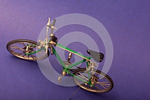 bicycles on a blue background