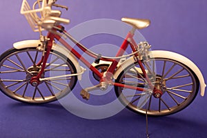 bicycles on a blue background