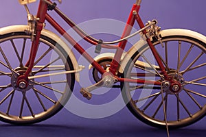 bicycles on a blue background