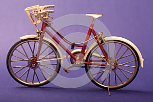 bicycles on a blue background