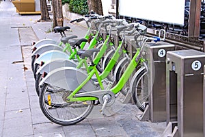 Bicycles parking