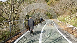 Bicycling at Onomichi