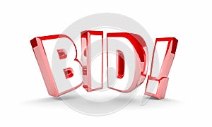 Bid Auction Buy Item Product High Price Win Word