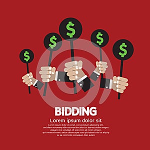 Bidding or Auction Concept