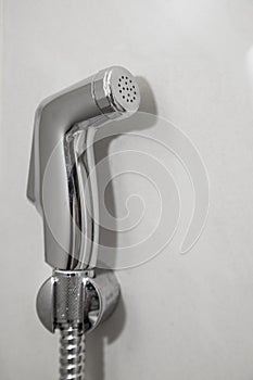 Bidet shower on the wall