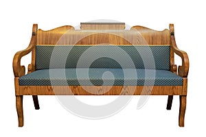 Biedermeier sofa isolated