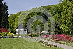 Bielefeld, half-timbered house, Germany