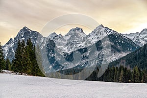 Bielovodska valley in High Tatras mountains, Slovakia