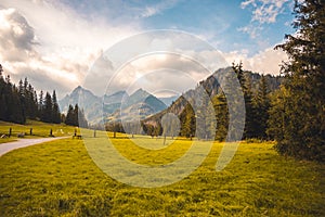 Bielovodska valley in High Tatras mountains, Slovakia. Slovakia landscape.