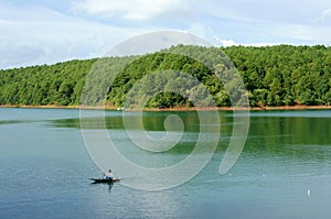 Bien Ho, ecotourism, pine forest, lake, Gia Lai, Vietnam photo