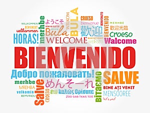 Bienvenido , Welcome in Spanish