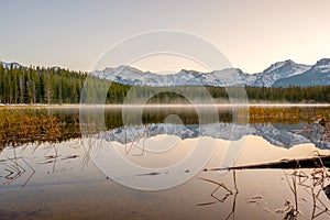 Bierstadt Lake, Rocky Mountains, Colorado, USA.