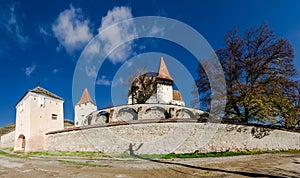 Biertan fortified church, Transylvania photo