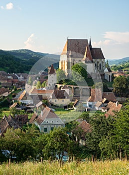 Biertan village, famous UNESCO heritage in Transylvania, Romania