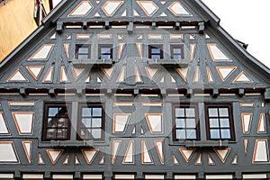 Bietigheim Bissingen town near Ludwisburg, old architecture in Germany ,Neckar river in Baden-WÃ¼rttemberg,