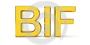 BIF Burundian franc currency code