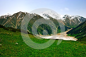 Big Almaty Lake, Tien Shan Mountains in Almaty