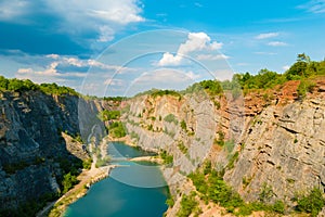 Big America Grand Canyon - abandoned limestone quarry, Centran Bohemian Region, Czech republic