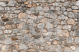 Big ancient stonewall pattern background