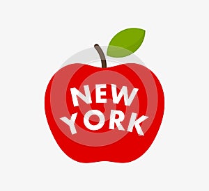 The big apple, New York City symbol