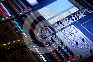 Big Audio Mixing Console