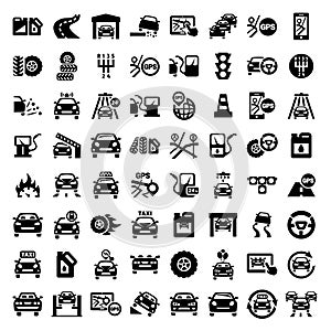 Big auto icons set