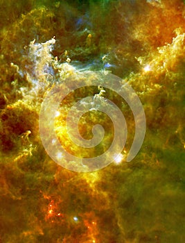 Big Babies in the Rosette Nebula Enhanced Universe Image Elements From NASA / ESO | Galaxy Background Wallpaper